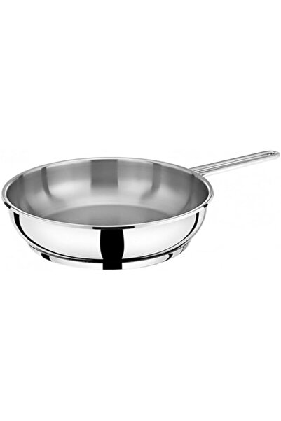 Generic Mr. Cook 26 cm Stainless Steel Frying Pan, Silver