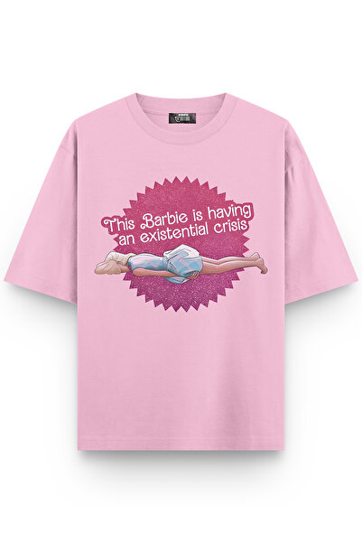 3 ROPE Tricou unisex supradimensionat cu imprimeu Existential Crisis