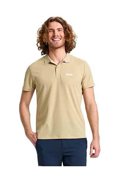 Slam Men's Beige Altura Qd Polo Ss Polo Tshirt A108019S00-W85