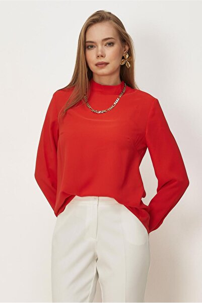 Alvina Stand-Up Collar Blouse 46655