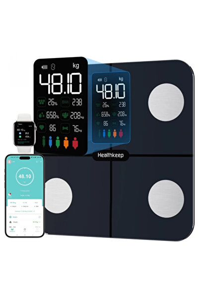 NO BRAND Cântar inteligent Healthkeep pentru compoziţie corporală – măsurare ...