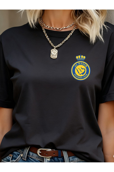 SAUDI Men and Women's 100% Cotton T-Shirt - Oversized Crew Neck Short Sleeve ...