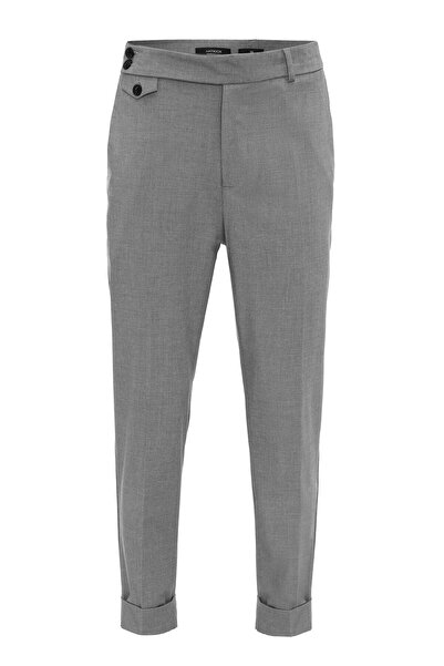 S13 Store High Waist Button Closure Men's Trousers