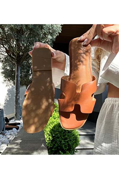 BENOTTİ Women's Slipper Doku Camel