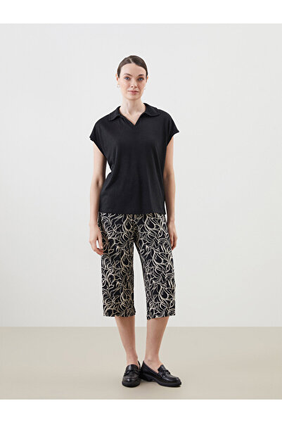 LC Waikiki Capri de damă cu talie elastică și imprimeu floral