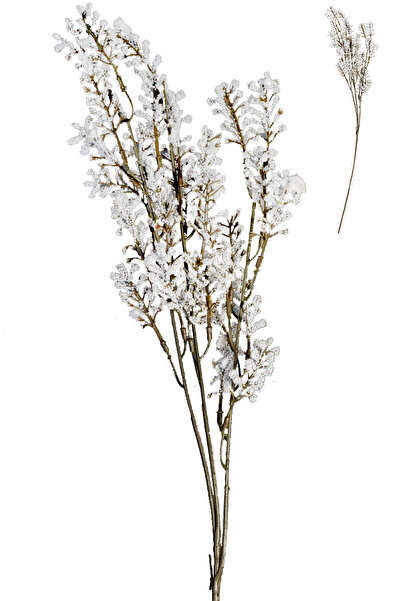 Zumzeria Ramură decorativă cu flori artificiale de Gypsophila albă 52cm