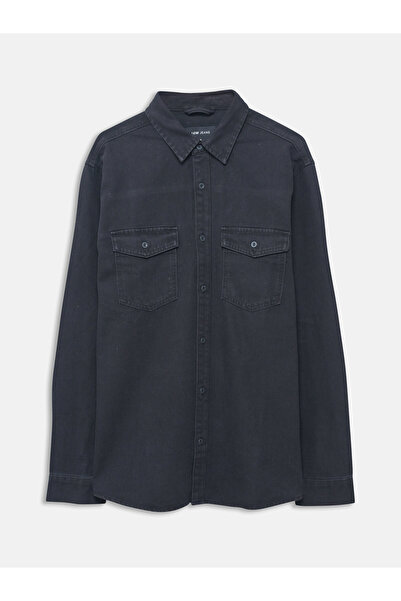 LC Waikiki Regular Fit Long Sleeve Men's Denim Shirt