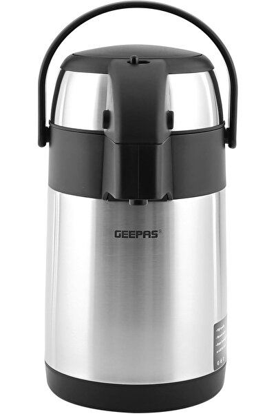 Geepas GVF5262 Vacuum Flask | Coffee Heat Insulated Thermos | 2.5L for Hot/Co...
