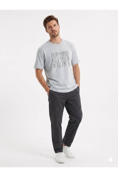 Wise Tricou bărbătesc cu imprimeu, 100% bumbac