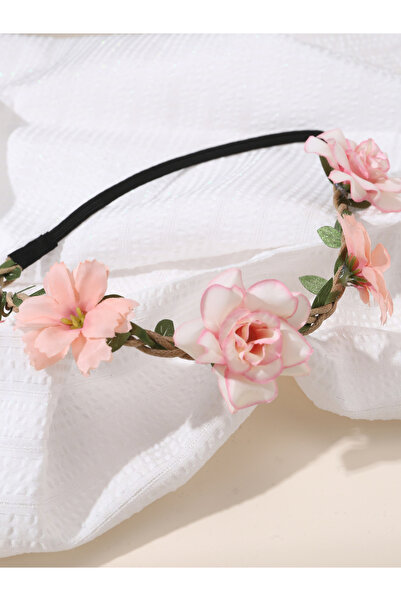 Take Two By Styli Pink Floral Hair Tie