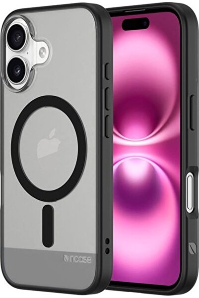 İncase Husă subțire MagSafe - Husă pentru iPhone 16 (Negru)
