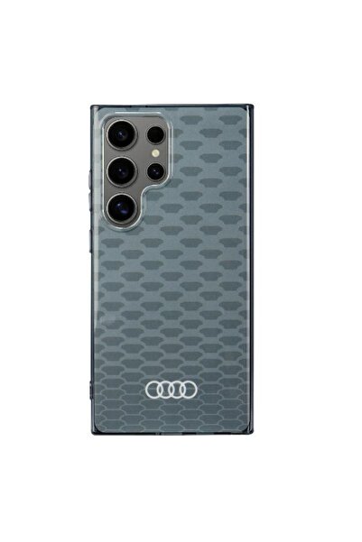 Audi Husă MagSafe cu model cusut IML S24 Ultra S928 gri rigidă AU-IMLMS24U-Q5...