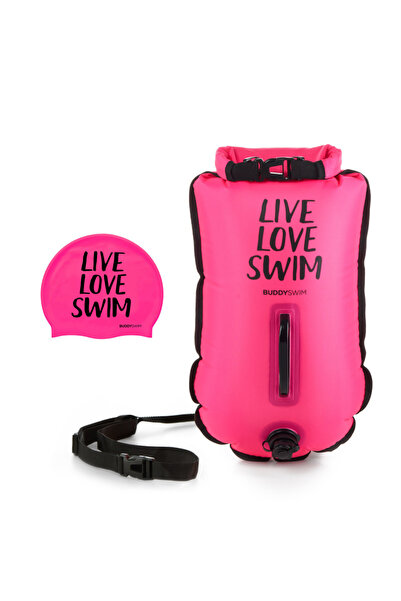BuddySwim Αδιάβροχη Σακούλα Σημαδούρα LLS 20lt, Ροζ