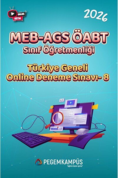 Pegem Akademi Yayıncılık 2026 MEB-AGS ÖABT Sınıf Öğretmenliği Türkiye Geneli ...