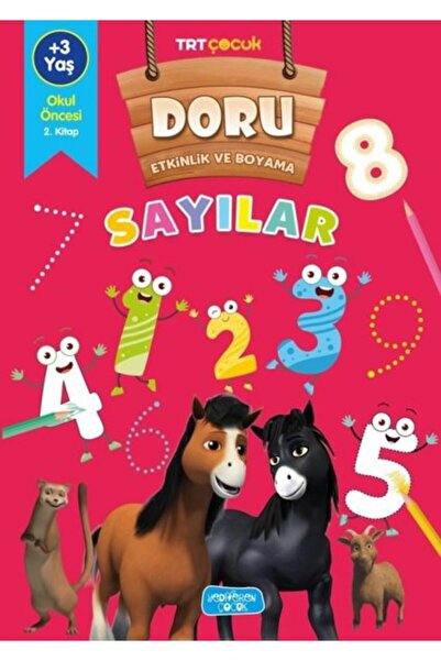 Yediveren Çocuk Trt Kids - Numbers - Doru Activity and Coloring