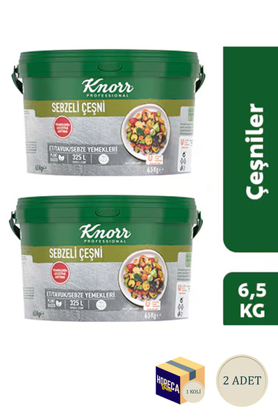 Knorr FS Sebzeli Çeşni - 6,5 Kg - 2 Adet
