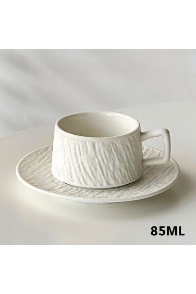 MIBRU Coffee ceramic cup with plate