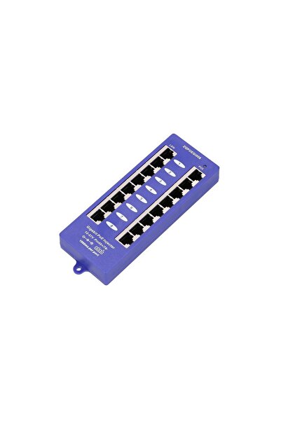 Extralink Injector PoE 8 porturi gigabit mod B