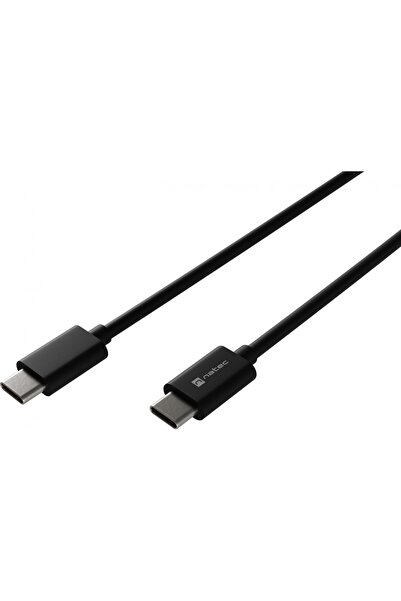 Natec Cablu USB-C M/M 2.0 1M PD 100W negru PRATI NKA-2146