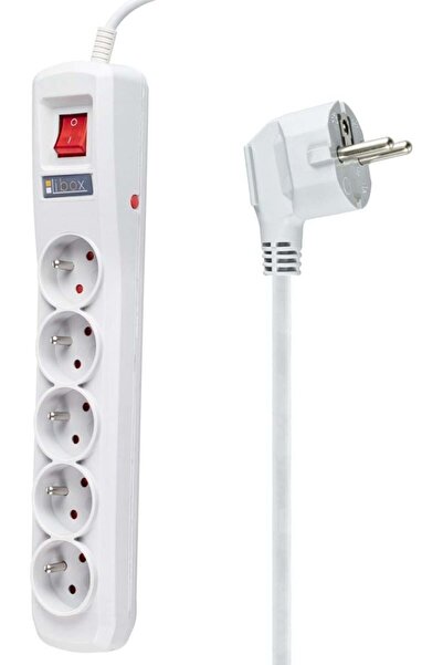 Libox anti-surge power strip 5 sockets 5 m white (LBR-5)