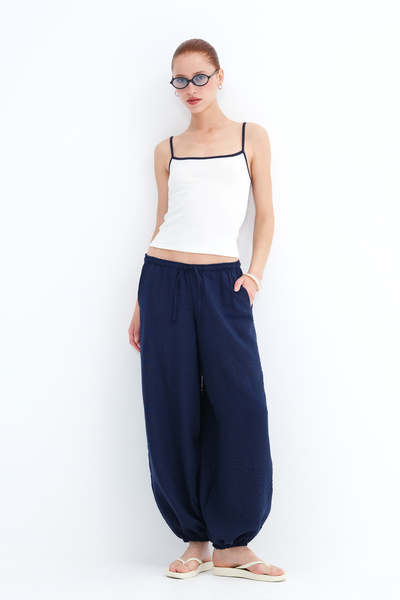 Addax Elastic Waist Shalwar Trousers Pn18325