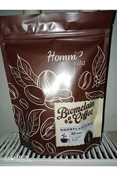 HOMM BİTKİSEL ÜRÜNLER Hommvita Bromelain coffee 30 adet 3 g.*30 adet 90 Gr.