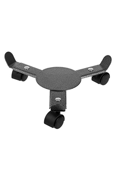 Zumzeria Suport metalic reglabil cu roți pentru ghivece de flori 25-35x7.5cm