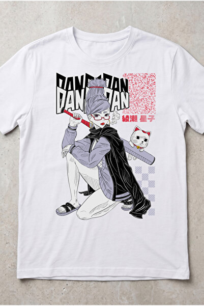 Silkensoul Dandadan Seiko Ayase Character Design Black and White Standard Fit...