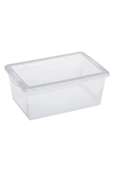 Zumzeria Transparent Plastic Storage Box with Lid 15L