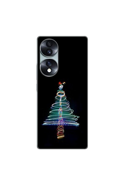 OEM Husa compatibila cu Honor 70 Silicon Gel Tpu Model Craciun Brad Neon