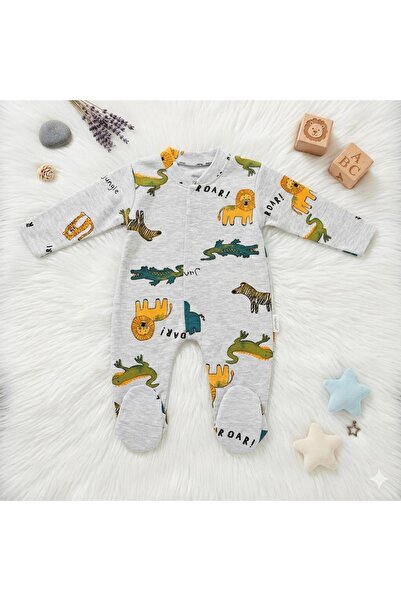 Victorino Jumpsuit with boots _ Wild Safari gray
