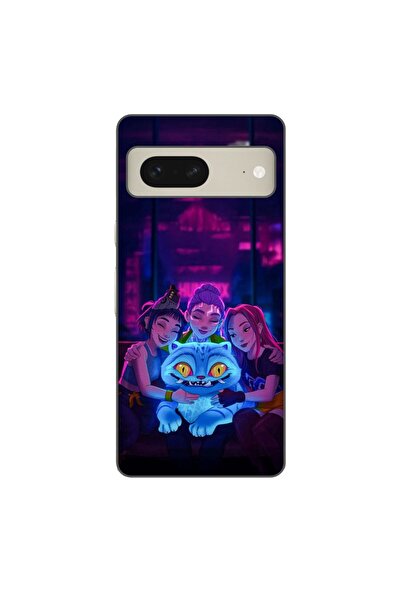 OEM Husa compatibila cu Google Pixel 8 Silicon Gel Tpu Model KPop Demon Hunte...