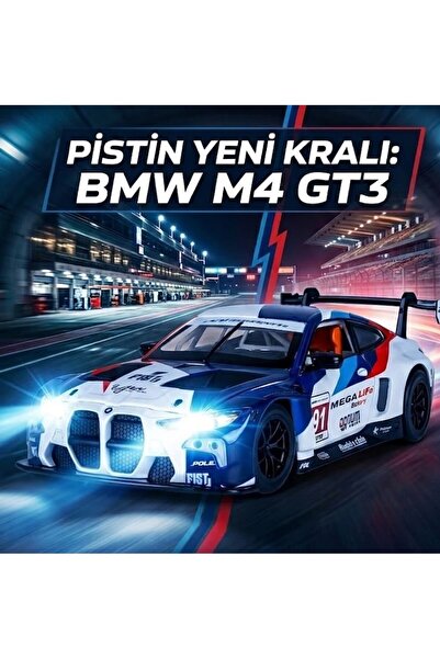 lunacs toys CCA 1:24 Ölçek BMW M4 GT3 Model Araba - Hobbiez World Özel Seri