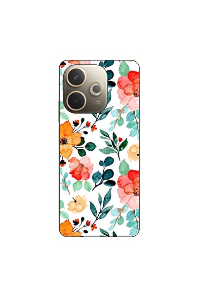 OEM Husa compatibila cu Oppo A5 Pro Silicon Gel Tpu Model Painted Flowers