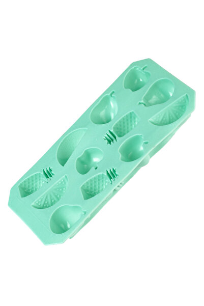 Zumzeria Mint Green Fruit Model Mold for 12 Ice Cubes 22.5x11.5x2.5cm