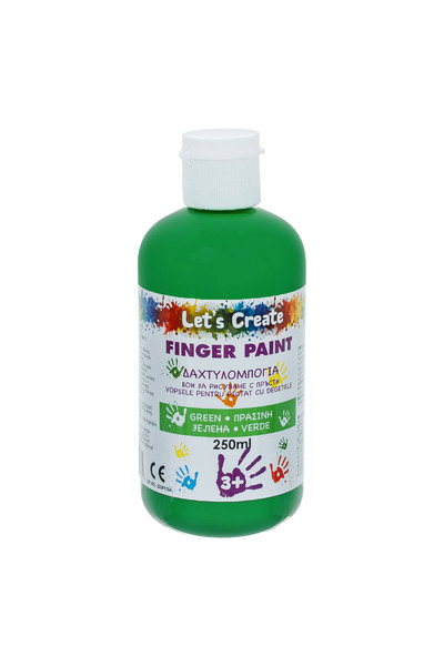Little President Green Finger Painting Watercolor in Bottle - 250ml