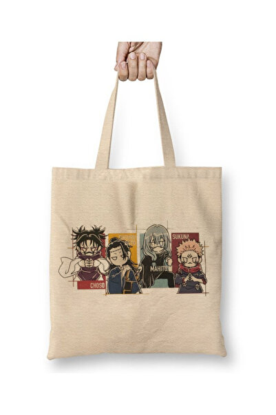 Toyaso Jujutsu Kaisen Geto Mahito Choso Sukuna White Cloth Bag Long Handle Sh...