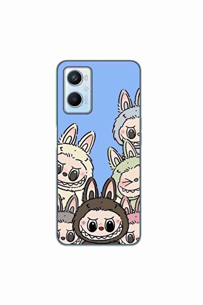 OEM Husa compatibila cu Oppo A96 4G Silicon Gel Tpu Model Labubu Pattern Blue