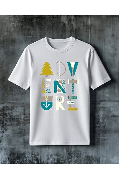 COMVİCHO Adventure Outdoor Printed Oversize T-Shirt