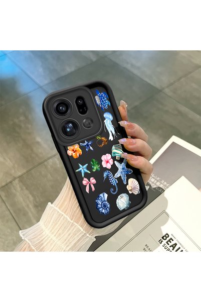 ucuc Oppo Find X9 Pro 5g Compatible Shockproof Camera Protected Black Silicon...