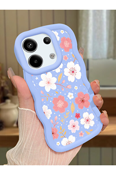 ucuc Redmi Note 13 Pro 5G Uyumlu Mavi Silikon Kılıf Kamera Korumalı Darbe Emi...