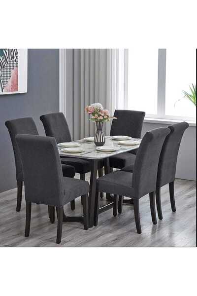 Dalys Set of 6 Lycra chair covers