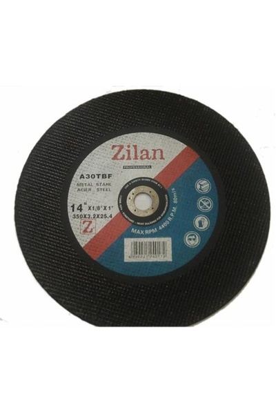 Zilan Metal cutting disc 350 mm, resistant and precise for grinders and cutti...