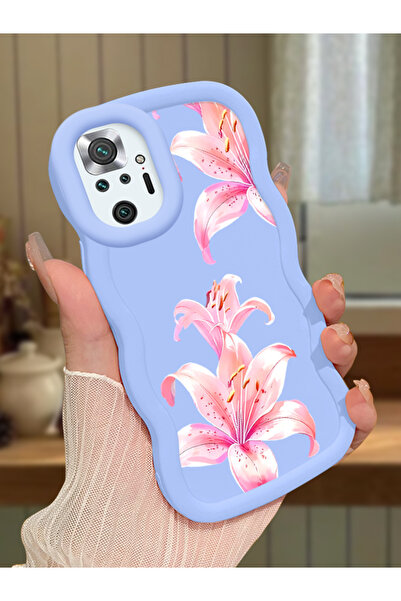 ucuc Redmi Note 10 Pro Uyumlu Mavi Silikon Kılıf Kamera Korumalı Darbe Emici ...