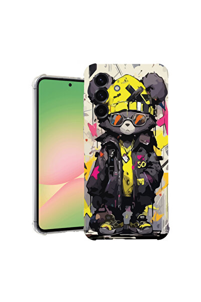 bestcase Husă Antișoc pentru Samsung Galaxy A37 5G, Ursuleț de pluș în culori...