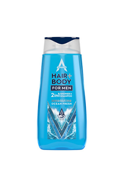 Astonish Astonish 2in1 shower gel, Hair & Body for men, 400 ml