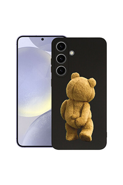 bestcase Ултра тънък TPU калъф за Samsung Galaxy S26, Мече със скрита камера,...