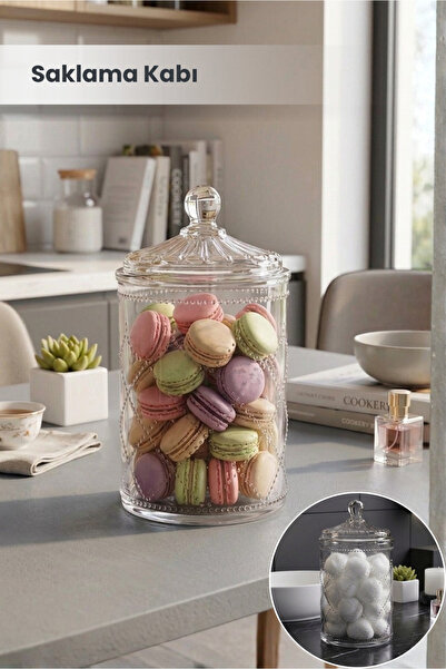 Orvila Barocco Acrylic Storage Container Food Storage Container Transparent