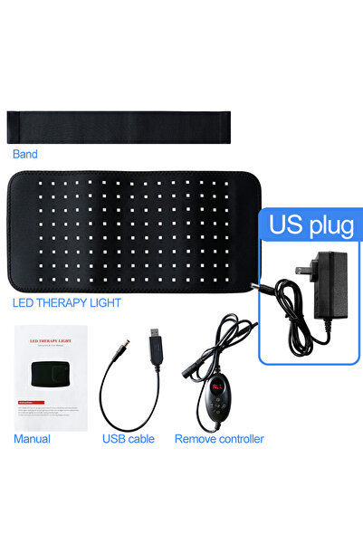 Choice1 US Plug LED Red Light Belt 850nm and 660nm Infrared Light Pad for Rel...