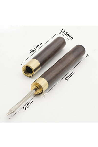 Choice1 5 LMETJMA Ice Pick With Cover Stainless Steel Ice Pick with Wooden Ha...
